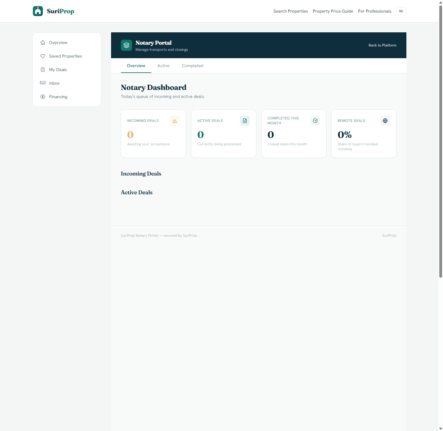 Receive assigned transfers and closing work